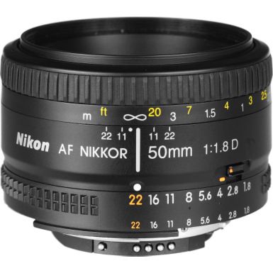 Objectif pour Reflex NIKON AF 50mm f/1.8D Nikkor