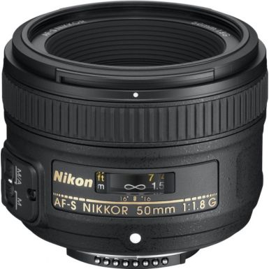 Objectif pour Reflex NIKON AF-S 50mm f/1.8G Nikkor