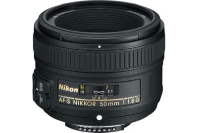 Objectif pour Reflex NIKON AF-S 50mm f/1.8G Nikkor