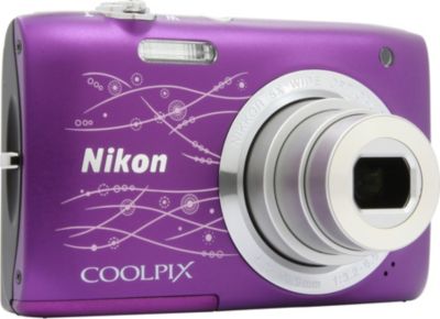Appareil photo Compact NIKON S2800 violet lineart Reconditionné