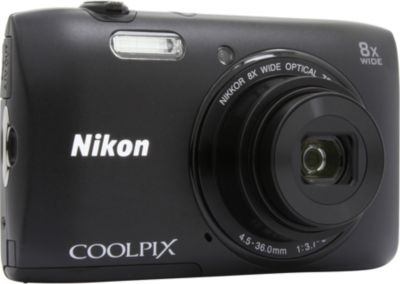 Appareil photo Compact NIKON S3600 noir Reconditionné