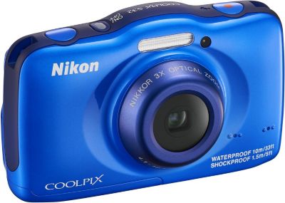 Appareil photo Compact NIKON S32 bleu Reconditionné