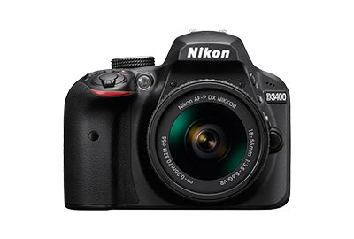 Reflex NIKON D3400 + 18-55mm VR + Sac + 8Go