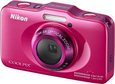 Appareil photo Compact NIKON Pack S31 rose + sac à dos Reconditionné