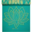 Tapis de yoga GAIAM Réversible Mat Turquoise Lotus 6MM 6234