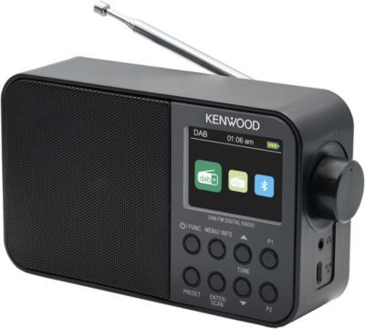 Radio DAB KENWOOD Radio DAB Bluetooth CRM30DAB-B Noir KENW