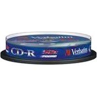 CD vierge VERBATIM CD-R 700MB 10PK Spindle 52x