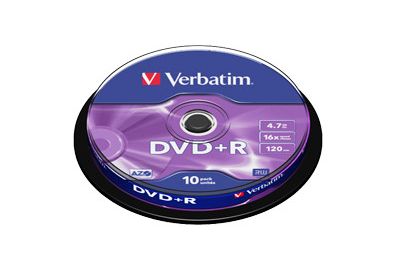 DVD vierge VERBATIM 43498 DVD+R SP10 DATALIFE+ 16X