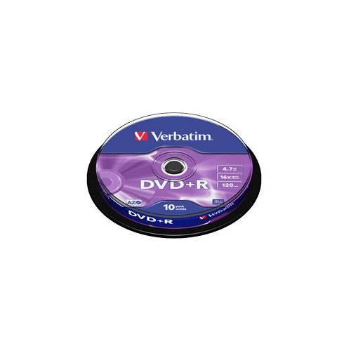 DVD vierge VERBATIM 43498 DVD+R SP10 DATALIFE+ 16X