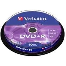 DVD vierge VERBATIM 43498 DVD+R SP10 DATALIFE+ 16X