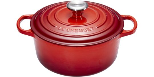 Cocotte LE CREUSET SIGNATURE Cerise diam24cm