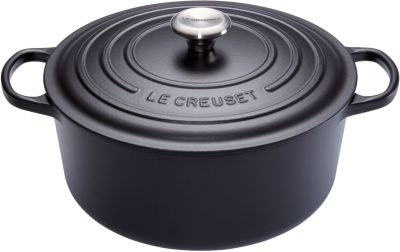 Cocotte LE CREUSET SIGNATURE Noire diam24cm