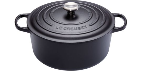 Cocotte LE CREUSET SIGNATURE Noire diam24cm