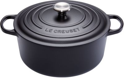 Cocotte en Fonte Ronde - Marmite en Fonte Compatible Induction Et Toutes  Sources De Chaleur. Faitout Polyvalent 4.7 litres