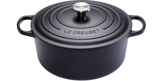 Cocotte ronde LE CREUSET Signature noire diam 28 cm
