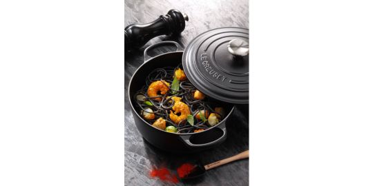 Cocotte ronde LE CREUSET Signature noire diam 28 cm