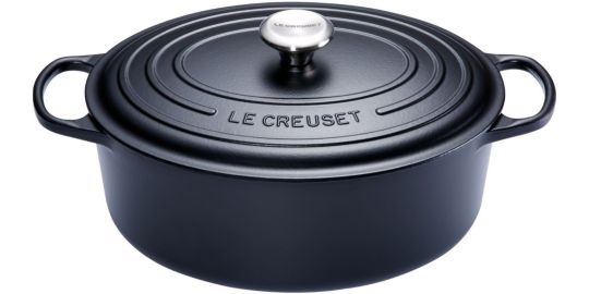 Cocotte LE CREUSET Signature noire 31 cm