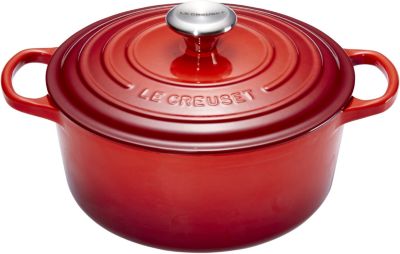 Cocotte LE CREUSET SIGNATURE Cerise diam20cm