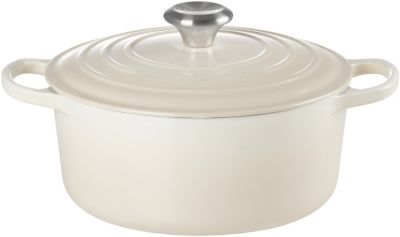 Cocotte LE CREUSET 24 cm meringue