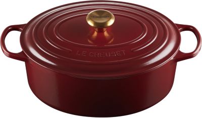 Cocotte LE CREUSET 31 cm Rhône Bouton Doré