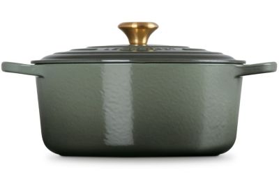 Cocotte LE CREUSET 28CM THYM BOUTON DORÉ