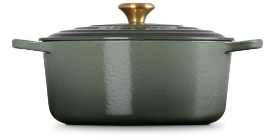 Cocotte LE CREUSET 28CM THYM BOUTON DORÉ