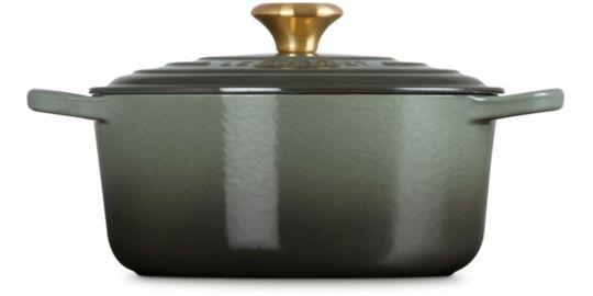 Cocotte LE CREUSET 24CM THYM BOUTON DORÉ