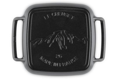 Plancha pour barbecue LE CREUSET collection barbecue 26cm noir mat