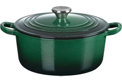 Cocotte LE CREUSET Tradition 22cm Cactus bouton inox