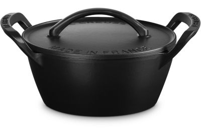 Cocotte LE CREUSET barbecue 25cm noir mat
