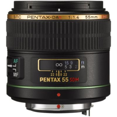 Objectif pour Reflex PENTAX SMC DA 55mm f/1.4 SDM