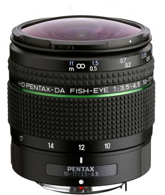 Objectif pour Reflex PENTAX HD DA10-17mm Fish-eye f/3.5-4.5 ED IF Objectif pour Reflex PENTAX HD DA10-17mm Fish-eye f/3.5-4.5 ED IF