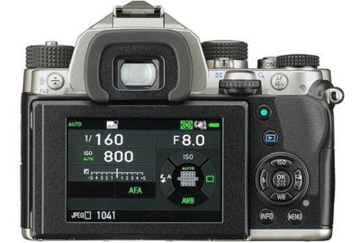 Reflex PENTAX KP silver + 18-50mm