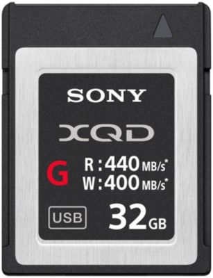 Mémoire SONY XQD 32Go G Series Mémoire SONY XQD 32Go G Series