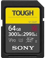 Carte SD SONY UHS-II G TOUGH series CL10 U3 64Go