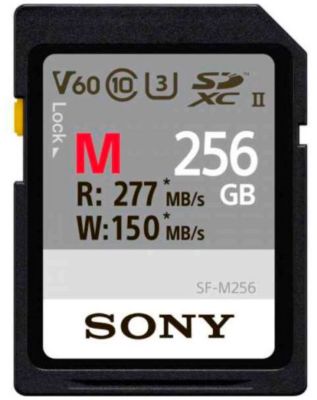 Carte SD SONY UHS-II M series CL10 U3 256Go