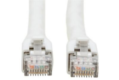 Câble Ethernet EATON 0.91M Droit CAT8 Blanc
