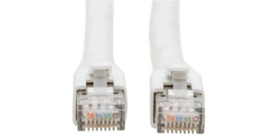 Câble Ethernet EATON 0.91M Droit CAT8 Blanc