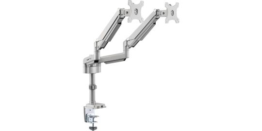 Support EATON 2 écrans bras flexible en aluminium 1 po