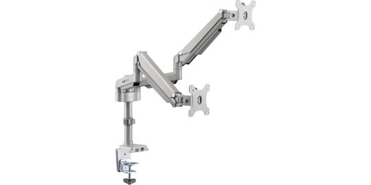 Support EATON 2 écrans bras flexible en aluminium 1 po