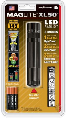 Lampe torche MAGLITE XL50 LED noire