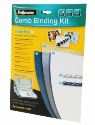 Reliure dossier FELLOWES Kit de reliure 10 documents Reliure dossier FELLOWES Kit de reliure 10 documents