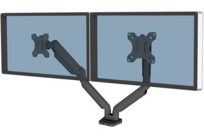 Support écran PC FELLOWES Support double Platinum série