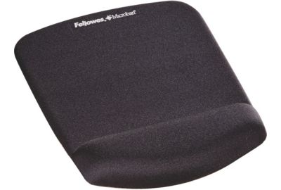 Repose-poignet FELLOWES PlushTouch Noir antibactérien