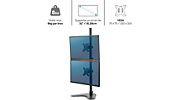 Support double écran réglable et pivotant fixation VESA 17-27 - ELITE  ADMIN - Narbonne (11)
