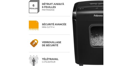 Destructeur FELLOWES 6M