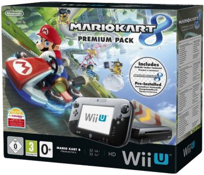Console Wii U NINTENDO Wii U 32Go Mario Kart 8 pre-installe Reconditionné
