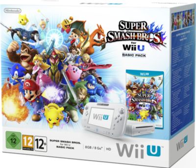 Console Wii U NINTENDO Wii U 8Go Super Smash Bros Reconditionné