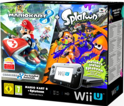 Console Wii U NINTENDO Wii U Premium Mario Kart 8 + Splatoon Reconditionné Console Wii U NINTENDO Wii U Premium Mario Kart 8 + Splatoon Reconditionné