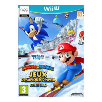 Jeu Wii U NINTENDO Mario & Sonic aux JO d'Hiver Sotchi 2014
